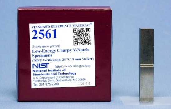 image.png SRM 2561 美标常温V8低能量冲击标样(NIST)有效期说明